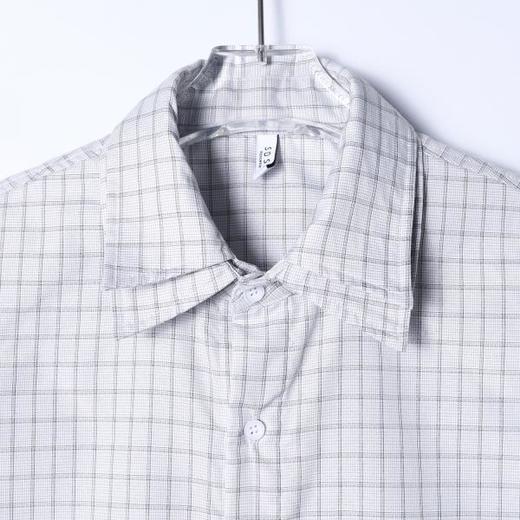 SDSA男装2026新款高贵轻奢韩版简约格子双翻领长袖衬衫百搭衬衣 商品图1