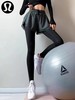 F030671高腰收腹提臀瑜伽裤女外穿跑显瘦运动紧身裤健身假两件长裤 商品缩略图8