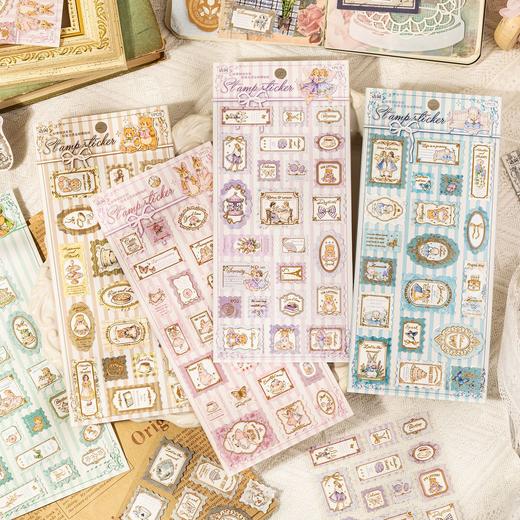 语闲贴纸邮票物语 烫金浮雕系列 商品图0