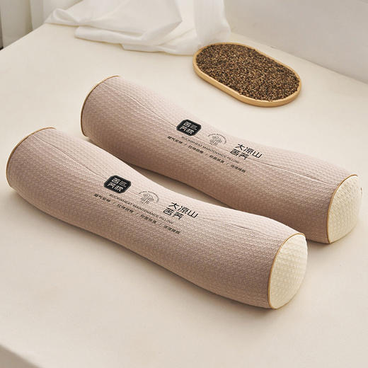 日式无印荞麦枕芯护颈枕腰靠脚枕良品枕头多功能黑苦荞枕芯抱枕 商品图3