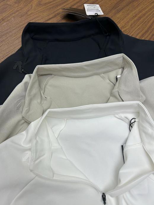 F0306114新款男士半拉链新款卫衣新款训练运动健身半拉链长袖针织衫 商品图7