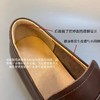 F0306132复古英伦风复古金扣氛围感百搭显腿长防滑优雅松弛感通勤圆头乐福小皮鞋 商品缩略图12