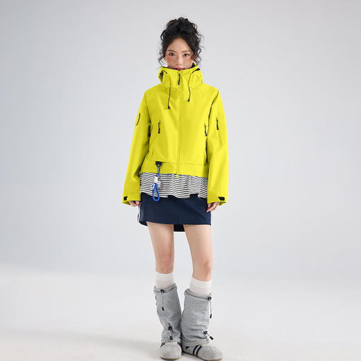 🌟【26889（女款短款）多巴胺色系冲锋夹克】情侣款冲锋夹克天花板找到了！👍同款不同版型，他穿帅气，我穿显瘦，出门就被问爆！👇 商品图3