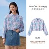 茵曼 短款衬衫上衣99.9元（线上线下同步在售，不一定有货，介意勿拍）651889-NT 商品缩略图0