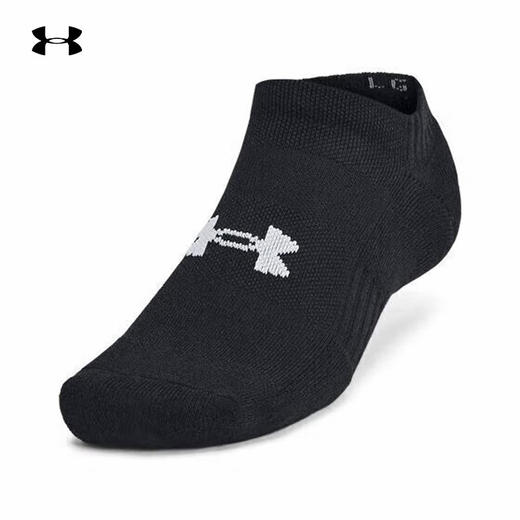 【五一尖货限时专享】
安德玛（UNDERARMOUR）（新品）2025F/W中性低筒袜 1386313-001 商品图0