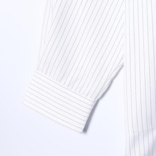 SDSA男装2026新款高贵轻奢时尚简约纯色带条纹衬衫百搭韩系衬衣 商品图3