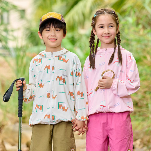 买就送太阳眼镜【7A抗菌】棉花堂原纱防晒夏日小冰皮童装防晒衣 ---FA61209 商品图5