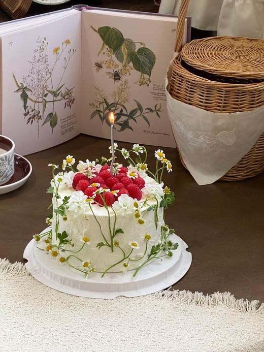 【38女神节】花漾女神树莓鲜果D款蛋糕 商品图0