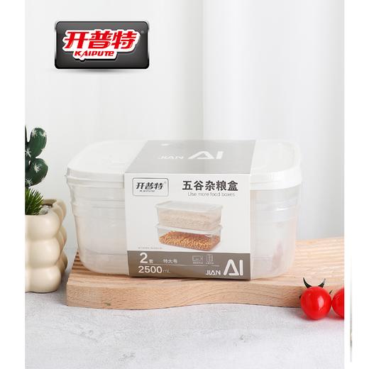 开普特2套2500ml五谷杂粮盒WH-4889 商品图0