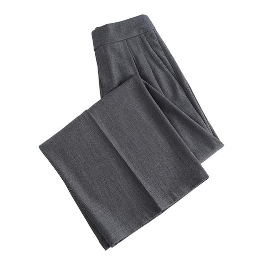 「高货rg」全新升级【铂金会员201/天猫269/差价68】(14601)洛诗琳气质百搭阔腿裤2026春季高级感斜插口袋休闲西装裤 商品图4