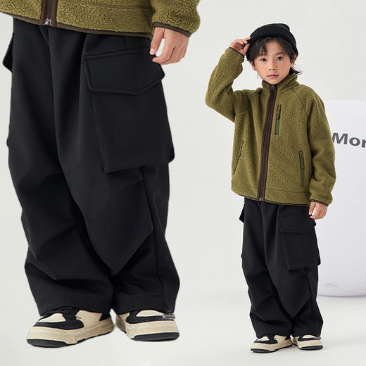 春夏季上新贝叮熊潮童休闲伞兵裤 商品图5