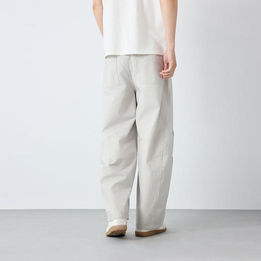 墨麦客男装美式休闲小弯刀裤2026春新款全棉宽松男士休闲裤91571. 商品图4