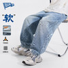男童裤子儿童牛仔裤软春季2026新款男孩休闲长裤蓝色中大童直筒裤Z6AKZ201 商品缩略图0