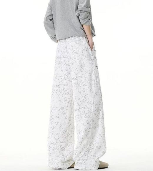 F0306104新款弯刀裤刺绣2色高品质休闲运动裤 商品图2