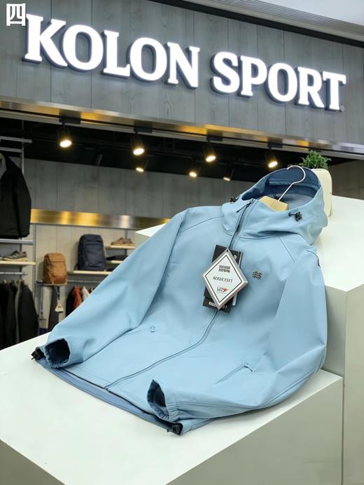 F030610户外情侣款连帽软壳冲锋衣防风防水透气加薄绒外套 商品图1