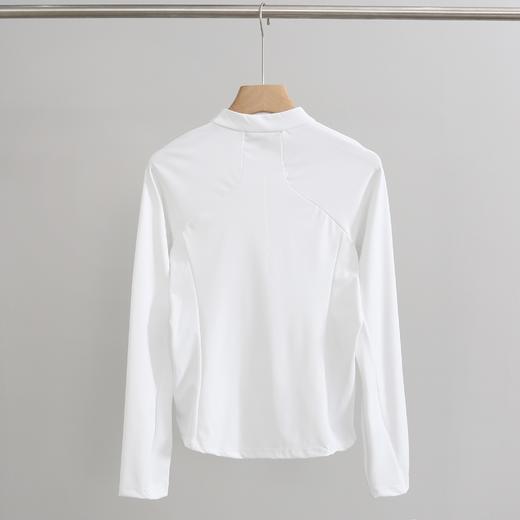 点此购买 凯乐石春秋季女士半拉链轻量透气户外运动登山徒步长袖打底衫 qk 341413 商品图5