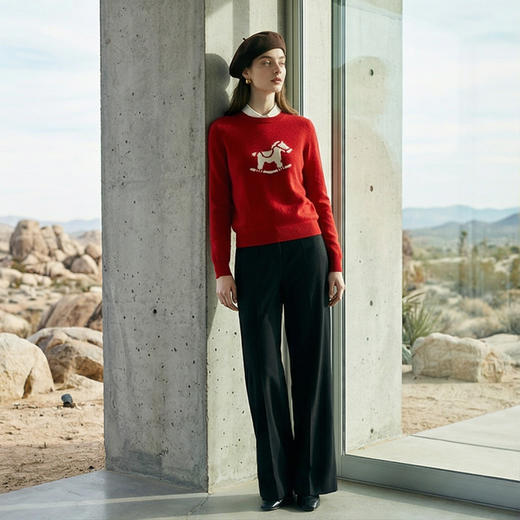 PALUOPO/PL圆领女衫ET255056R/约重208g帕罗 商品图1