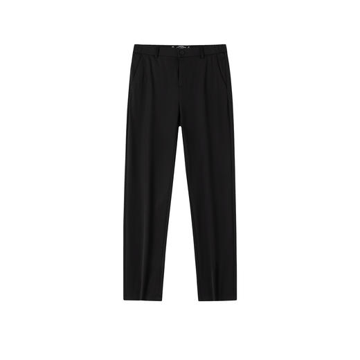 【铜氨纤维】德鲨鲨鱼男装黑色弹力休闲裤2026春夏新款百搭长裤子 商品图4