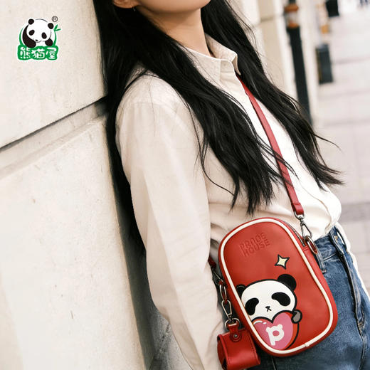 熊猫屋PANDAHOUSE 心动信号 双肩包/斜挎包/手机包    送纸袋 商品图3