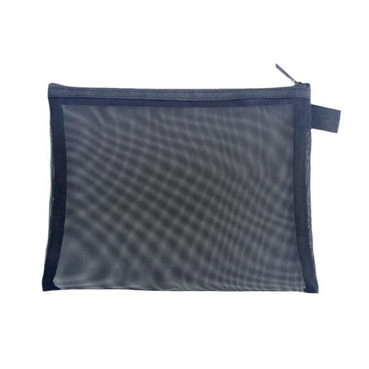 日式无印网袋良品笔袋多功能化妆品收纳包零钱收纳网袋小袋子拉链 商品图4