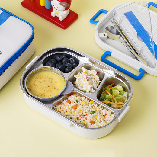 乐扣乐扣（LOCK&LOCK）餐盒饭盒不锈钢便当盒带餐具LCB 商品图6