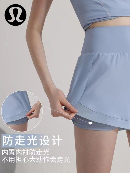 F030669运动短裤女夏季高腰健身跑步裤防走光透气速干训练三分裤瑜伽裤 商品图12