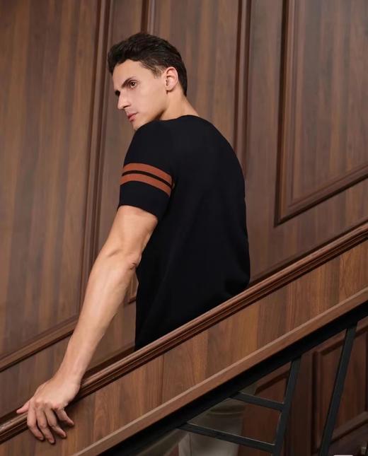 F030640夏季新款云感空气层圆领运动休闲短袖T恤 商品图14