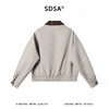 SDSA男装2026新款高贵轻奢双面可穿复古夹克外套撞色领设计百搭 商品缩略图4