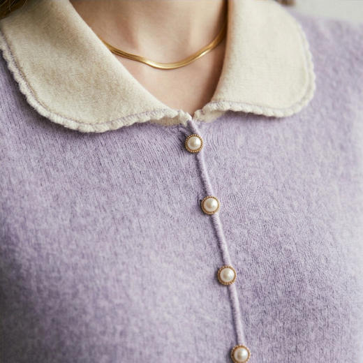 PALUOPO/PL翻领女衫E21813-A/约重225g帕罗 商品图4