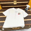 F030612新款日常通勤多巴胺logo刺绣款短袖圆领T恤 商品缩略图8