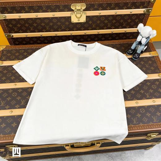 F030612新款日常通勤多巴胺logo刺绣款短袖圆领T恤 商品图8