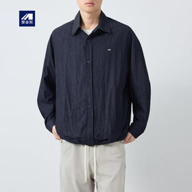 墨麦客男装高智通勤假两件外套男2026春新款微肌理男士夹克81605.