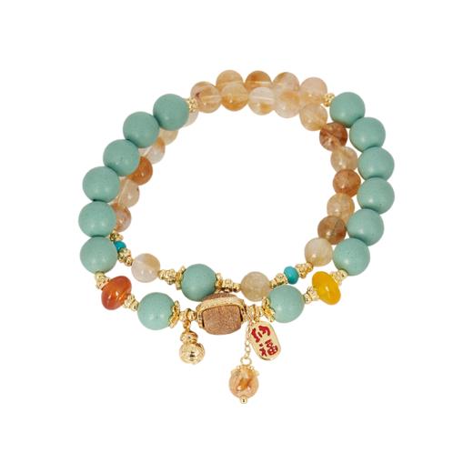 大英博物馆 东方梦境系列 葫芦雅韵双圈手链 商品图5