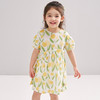 笛莎/Deesha 【松饼熊】2026年夏季新款女童泡泡袖水彩风花朵印花棉布连衣裙 商品缩略图1