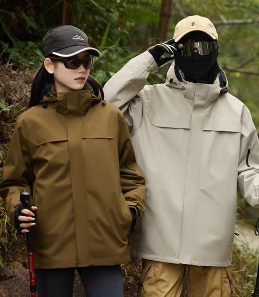 【春秋款户外夹克风衣男女同款】防风防水男女同款潮流时尚休闲夹克外套情侣款ph 商品图5