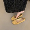 【54.9/双】法式复古软底单鞋银色女鞋子夏季瓢鞋晚风蝴蝶结平底鞋红色奶奶鞋聚★为爱严选 商品缩略图2