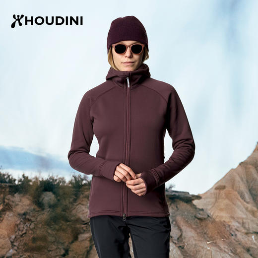 HOUDINI胡丁尼 Power Houdi 魔术大师户外女保暖抓绒内胆外套 125984/830062 商品图11