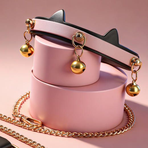 【情趣用品】谜姬 猫耳项圈SM情趣牵引 商品图4