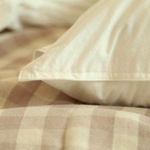 日式无印单人羽毛枕良品水鸟毛枕芯酒店宾馆羽毛枕头纯棉厂家代发 商品图2