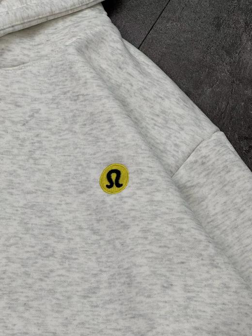 F0306113新款重磅加绒加厚圆领卫衣男女同款保暖卫衣 商品图6