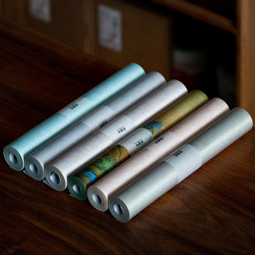 彩绘绢本茶席/茶席防水绢本茶桌布彩绘中式禅意茶台桌旗茶具茶艺杯垫茶道配件 商品图4