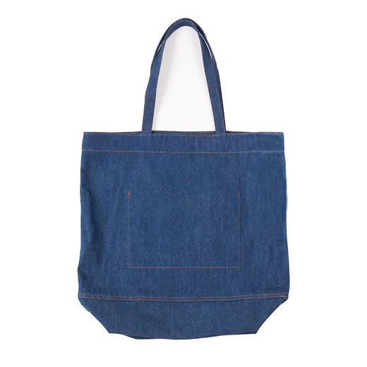 日式无印牛仔布包良品大容量手提包学生挎包书包休闲包男女通勤包 商品图4