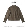 SDSA秋季新款男士痞帅美式纯色polo领长袖T恤百搭时尚商务上衣 商品缩略图4