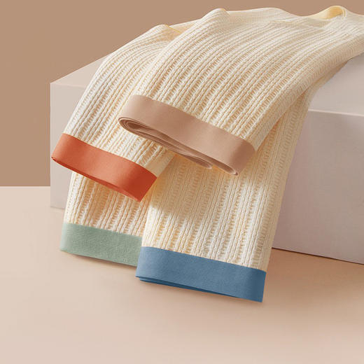 日系无印高腰无痕纯棉良品透气内裤女士收腹提臀全棉裆三角裤螺纹 商品图2