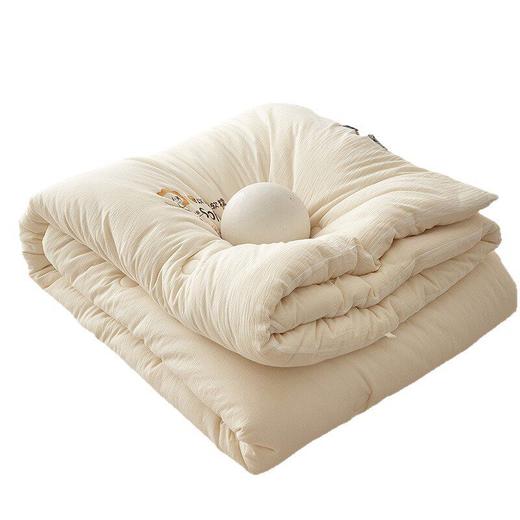 日式无印秋冬被良品春秋被全棉蓬松A类保暖柔软棉小芙大豆被民宿 商品图4