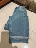 F030677复古水洗蓝松紧后腰设计宽松锥形牛仔裤 商品缩略图5