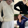 🔻拉夫女士V领针织衫毛衣 商品缩略图0