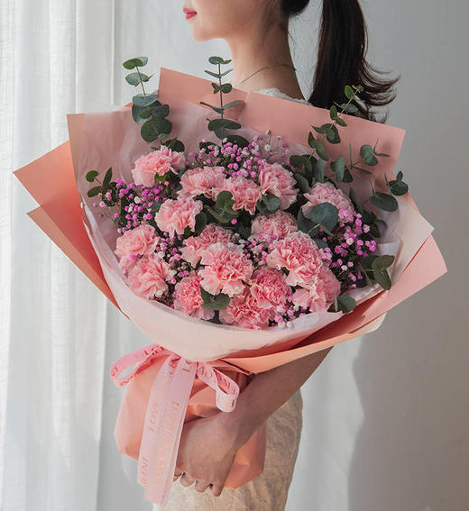 女神节康乃馨花束感恩的心 商品图1