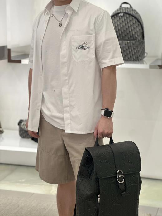 迪奥25ss口袋铃兰花刺绣短袖衬衫（DY） 商品图3