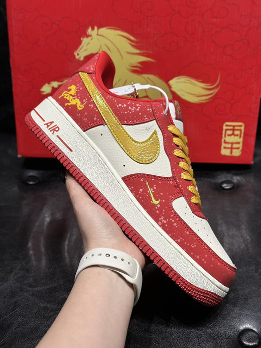 春季特惠💰430 马年限定 # NK Dunk LOW Year Of The Horse 空军一号 防滑耐磨 低帮 板鞋 男女同款 马到功成 迎新 限定款 商品图3